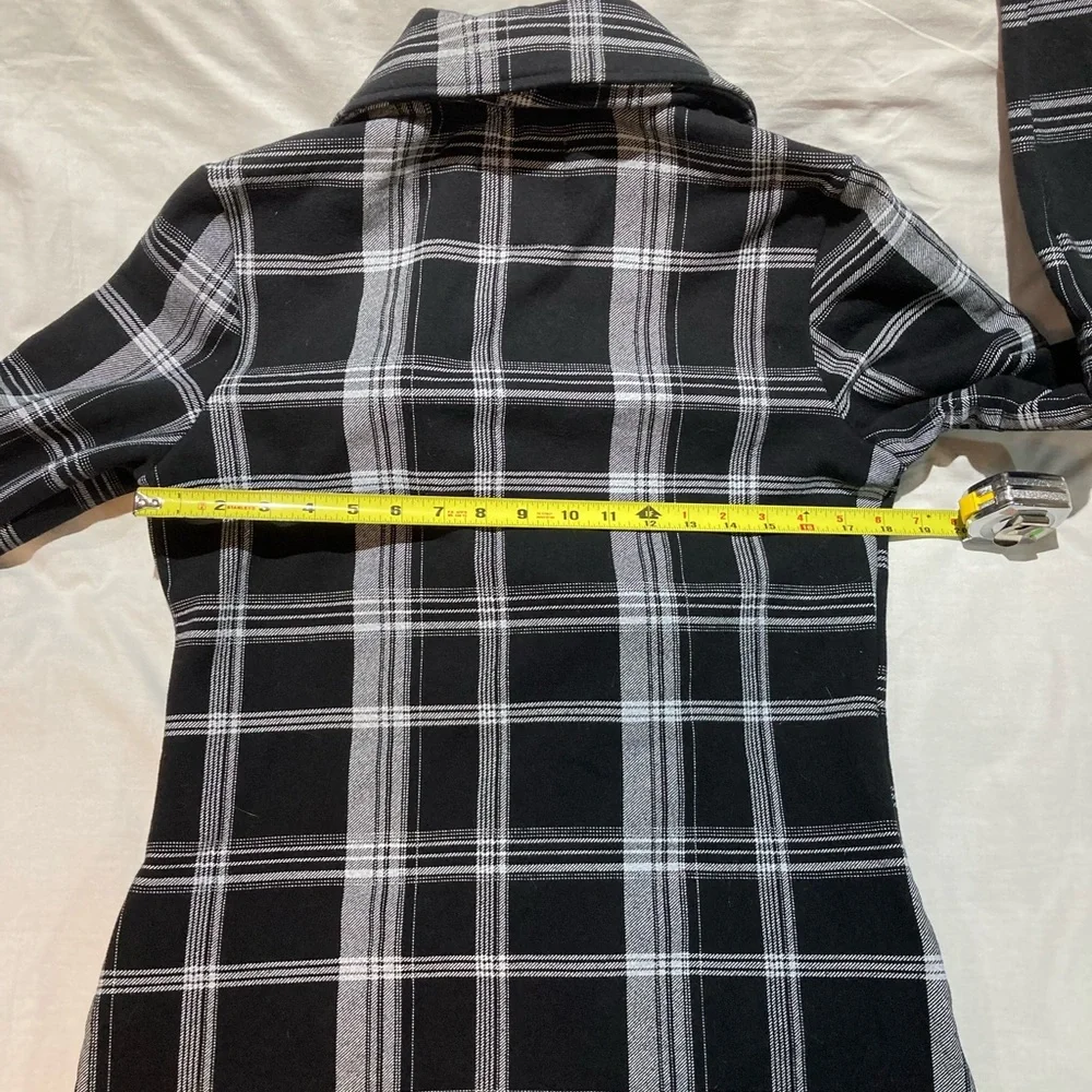 Billabong Plaid Peacoat, Women’s size large - Picture 7 of 7